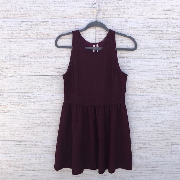 Frenchi Burgundy Dress | SIZE L - Picture 1 of 3